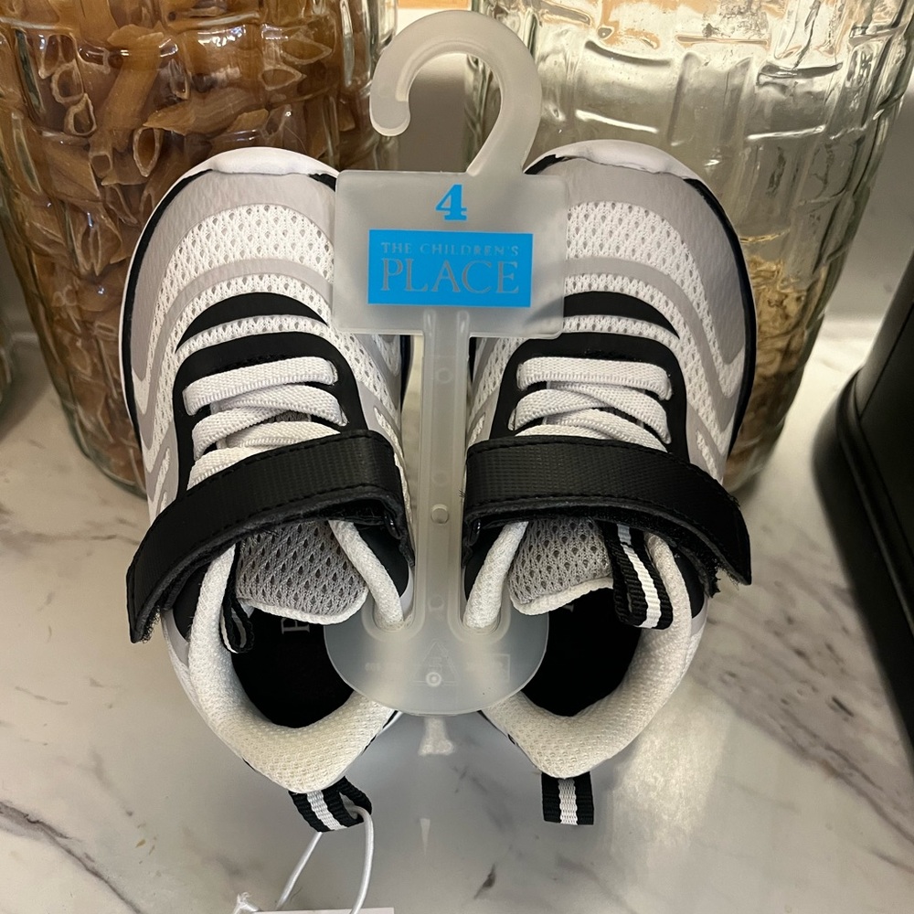 The Children's Place Black and White Toddler Sneakers